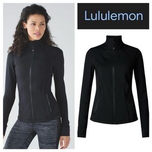 lululemon athletica Black Fitted Full-Zip Utility Jacket